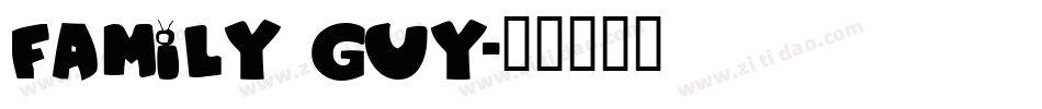 Family Guy字体转换